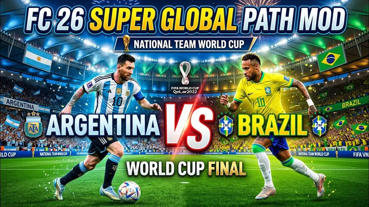FC 26 — SUPER GLOBAL PATH MOD NATIONAL TEAMS | TU 1.5.4