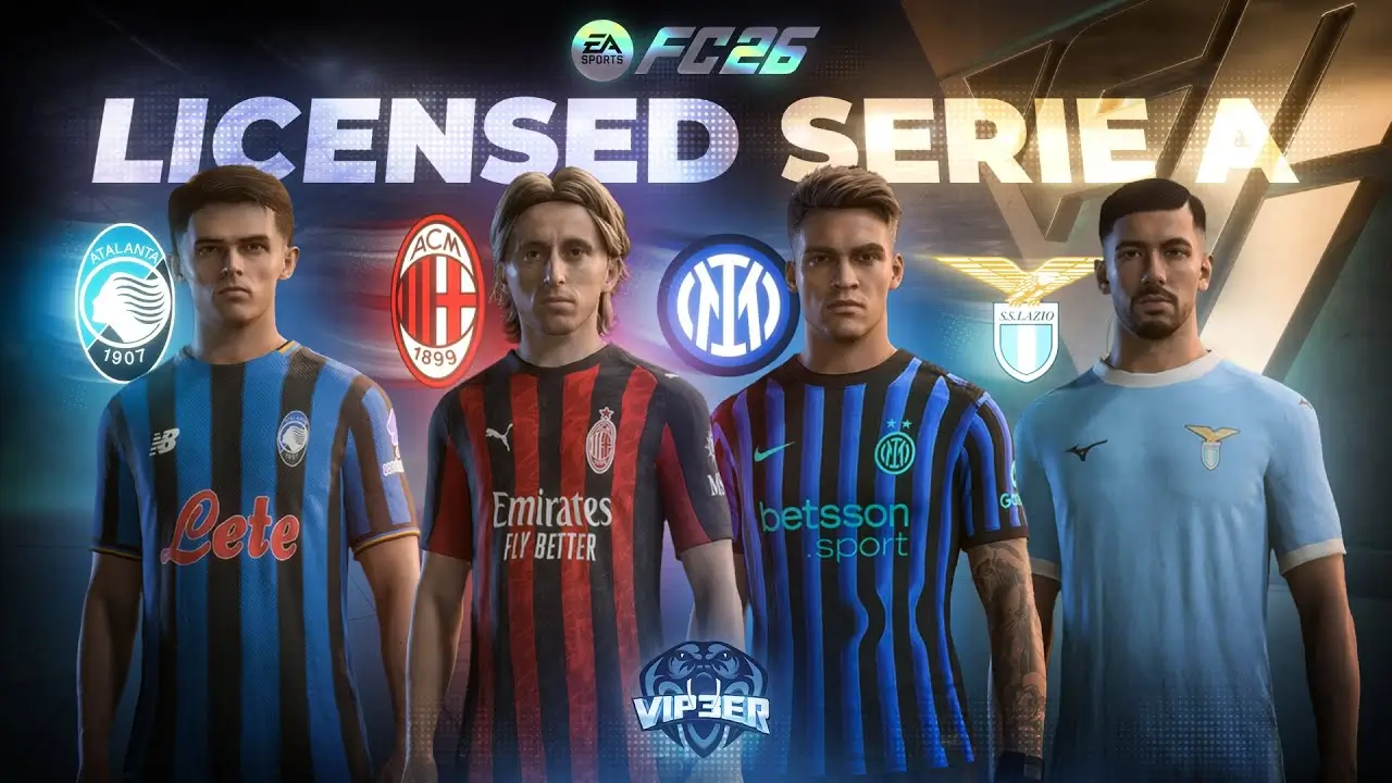 FC 26 — Licensed Serie A Teams | TU 1.5.4