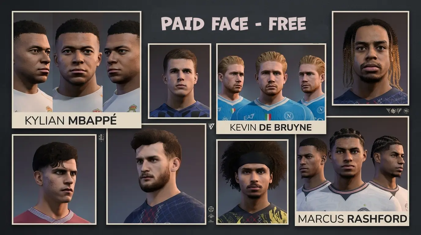 FC 26 – Collection of paid faces for free by MMG