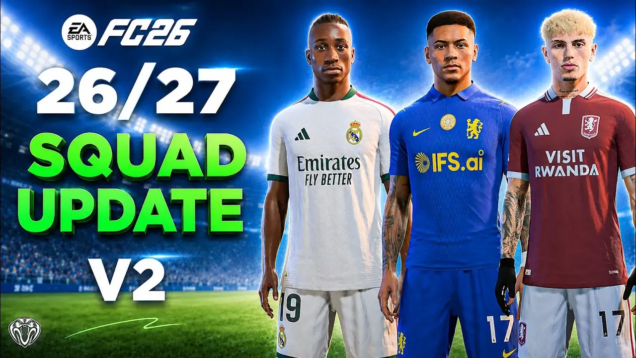 FC 26 — 26/27 Squad Update v2 (New Transfers — Managers — Promoted Clubs)