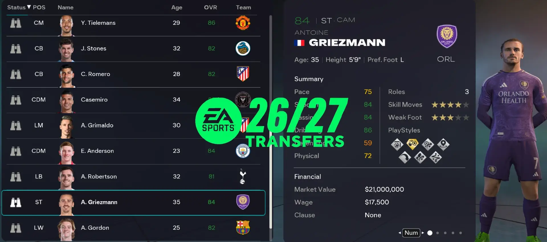 FC 26 - Transfers update v6 season 2026/27 TU 1.6.6