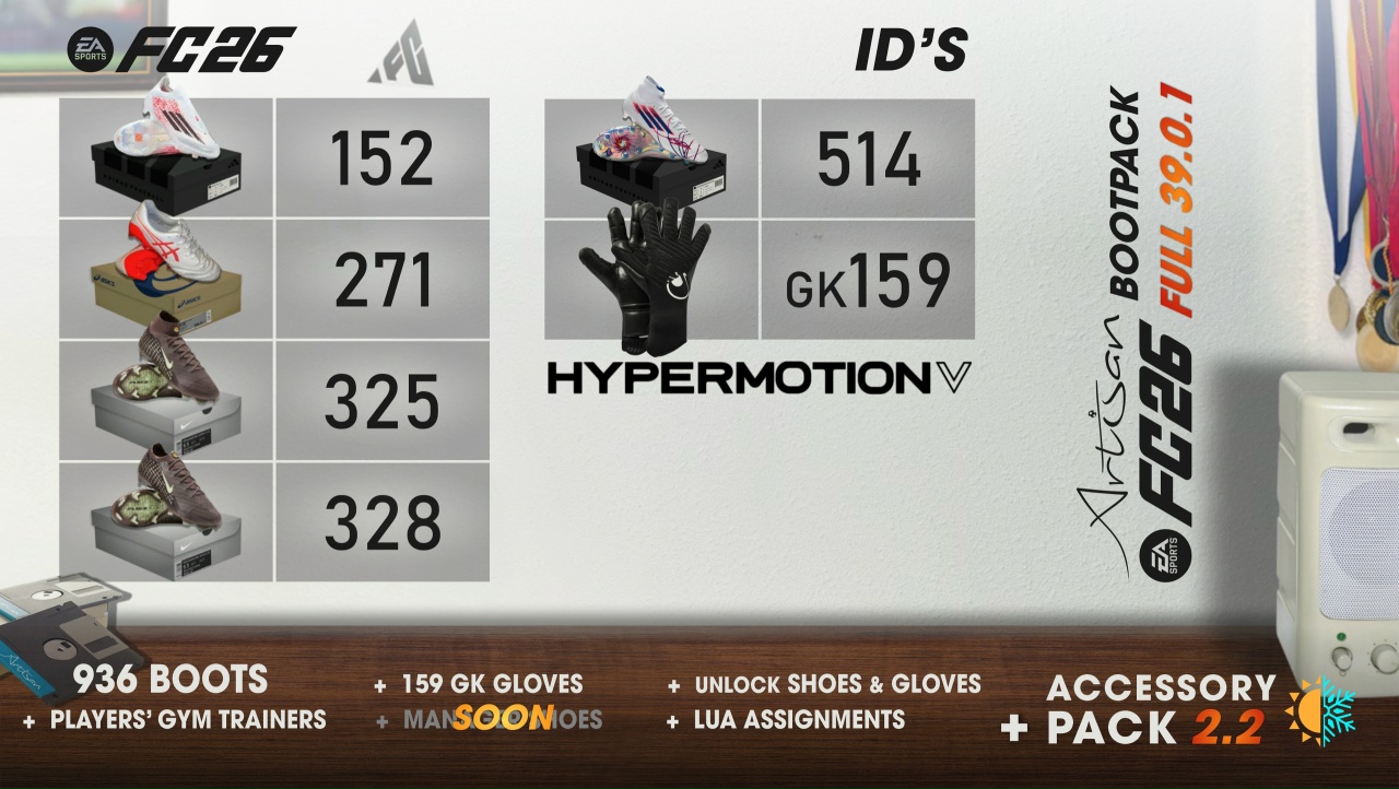FC 26 Artisan Bootpack V39.0.1 TU 1.5.0